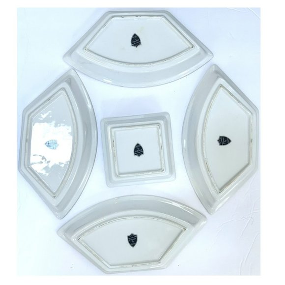 Empress by Mandil Japan Lusterware 5 pieces Porcelain Serving Dish Platt… - Picture 10 of 12